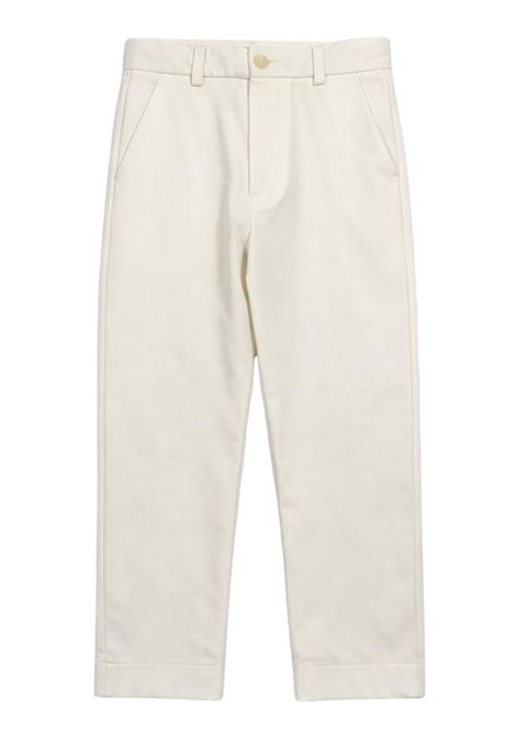 White cotton trousers for children Manuel Ritz | 3321BIANCO
